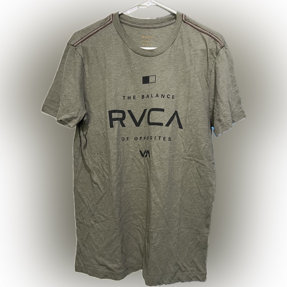 RVCA Men's Olive Graphic Tee